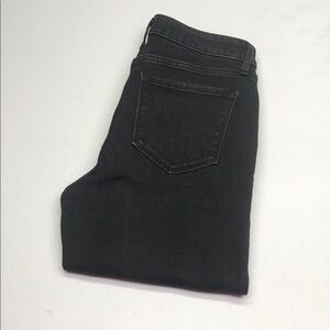 LIKE NEW OLD NAVY BLACK HIGH-RISE STRAIGHT JEANS 6/28x29 ⭐️